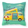 Greatest Adventure Camper Van Fabric Decorative Pillow