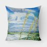 Sea Oats Fabric Decorative Pillow
