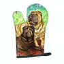 Shar Pei Fawn and Chocolate Oven Mitt