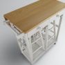 Breakfast Cart With Drop-Leaf Table