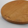 Delice Round Cutting Board With Juice Drip Groove - Cherry Wood