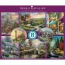 Thomas Kinkade Collector's Edition 8-In-1 Pack Puzzles