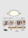6" Integrated LED Recessed Downlight, Set of 4