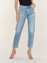 Liya High Rise Cropped Straight Fit Jeans - Soundtrack