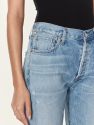 Liya High Rise Cropped Straight Fit Jeans