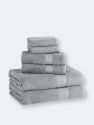 Luxury Madison Turkish Towels Set of 6-Piece Plush and Thick - Grey