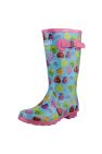 Cotswold Childrens Button Heart Wellies/Big Girls Boots (Multi)
