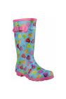 Cotswold Childrens Button Heart Wellies/Big Girls Boots (Multi) - Multi
