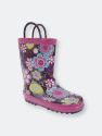 Cotswold Childrens Puddle Boot/Little Girls Boots (Flower) - Flower