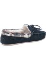 Cotswold Womens/Ladies Kilkenny Classic Fur Lined Moccasin Slippers - Navy