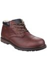 Mens Bredon Lace Up Leather Hiking Boots - Brown