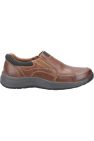 Mens Churchill Oiled Leather Casual Shoes - Tan