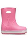 Crocs Childrens/Kids Crocband Wellington Boots (Pink/White)