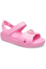 Crocs Girls Cross Strap Sandal (Pink) - Pink