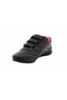 Womens/Ladies Raven 3 Touch Fastening Sneakers - Black/Fuchsia