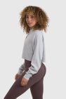 Mineral Washed Waffle Henley Long Sleeve