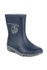 Dunlop Mini Childrens Unisex Elephant Wellington Boots (Blue/Grey) - Blue/Grey