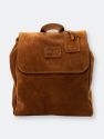Mod 238 Backpack in Leather Suede Brown - Brown