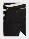 High Waisted Slim Bootcut Jeans - Black