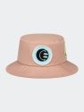 Rave Smiley Bucket Hat - Dusty Pink