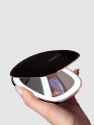 Mila Compact Lighted Mirror - Black