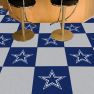 Dallas Cowboys Team Carpet Tiles - 45 Sq Ft. - Multi colour