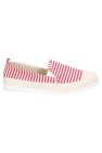 Womens/Ladies Paradise Nautical Espadrille Loafer  - Red