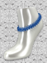 Signature CRISSxCROSS™ Anklet - Porcelain Blue Hydrangeas