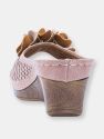 Juliet Blush Wedge Sandals