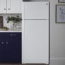 15.6 Cu. Ft. White Top-Freezer Refrigerator