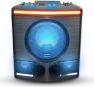 2,400 Watt Bluetooth Karaoke Party System, 8" Woofer - Black