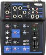 GEM-05USB Compact 5 Channel Bluetooth Audio Mixer With USB 5 Ins, 2 Bus, 2 Band EQ