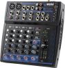 GEM-08USB Compact 8 Channel Bluetooth Audio Mixer With USB - 8 Ins, 2 Bus, 3 Band EQ