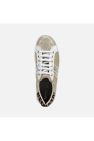 Womens/Ladies D Pontoise D Leather Sneakers - Gold/White