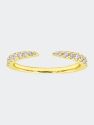 Diamond and Gold Claw Ring - Yellow Gold