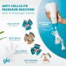 Glo 910 Anticellulite Massager with Phototherapy and 4 treatment heads