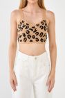Leopard Bustier Knit