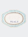 Oval Plate Peace