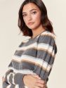 Grace Stripe Crewneck Sweater