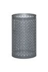Hill Interiors Glowray Candle Lantern (Gray/Silver) (13cm x 10cm x 10cm) - Gray/Silver