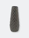 Hill Interiors Seville Collection Alpine Vase (Gray) (36cm x 14cm x 14cm) - Gray