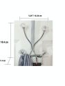 Over the Door Double Hanging Hook with Crystal Knobs