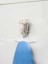 Wall Mounted Vinyl Iron and  Ironing Board Holder