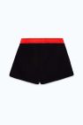 Hype Womens/Ladies Cut & Sew Hello Kitty Boxer Shorts (Red/White/Black)