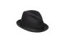 Viv Short Brim Fedora Hat - Black