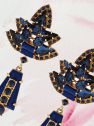 Starburst Earrings, Lapis Lazuli