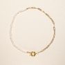 Lily Necklace - 18K Gold Plated/Freshwater Pearls