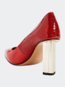 The Dellilah High Pump Sandal - True Red
