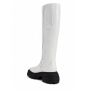 The Geli Solid Tall Boot - Optic White