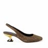 The Laterr Sling Back - Gold - Gold